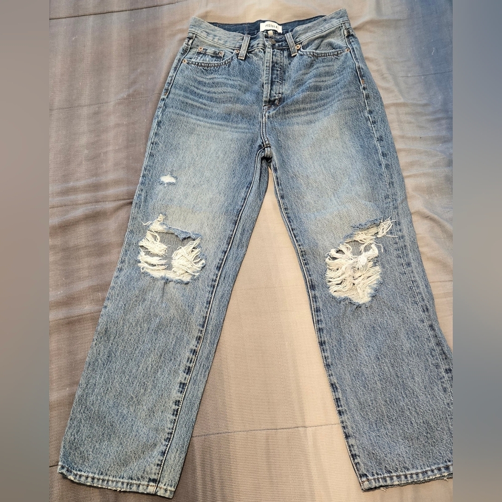 Women's Pistola Distressed Jeans Waist 25